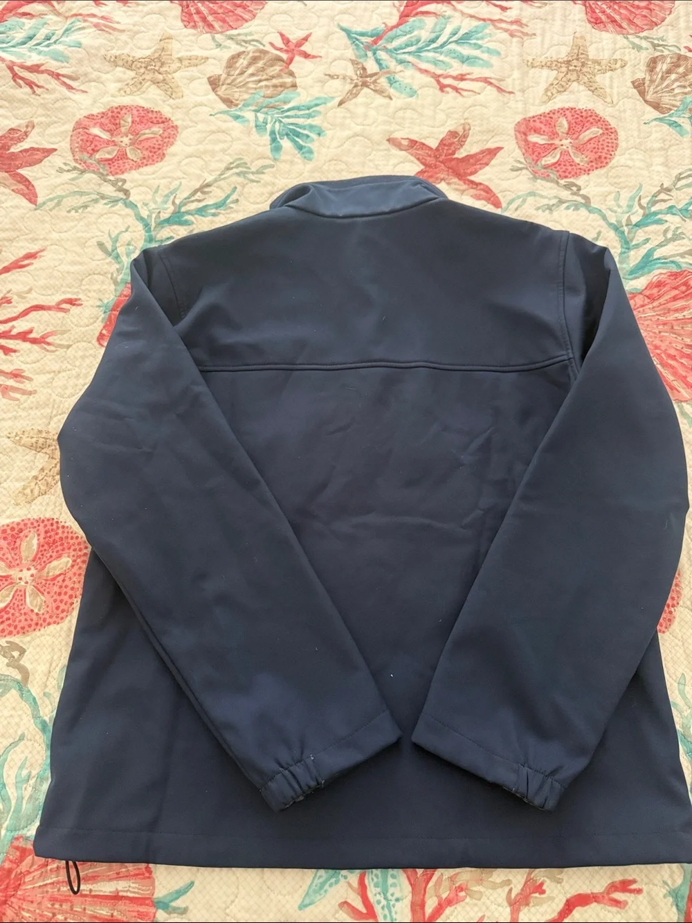 Columbia Dark Blue Full-Zip Softshell Jacket